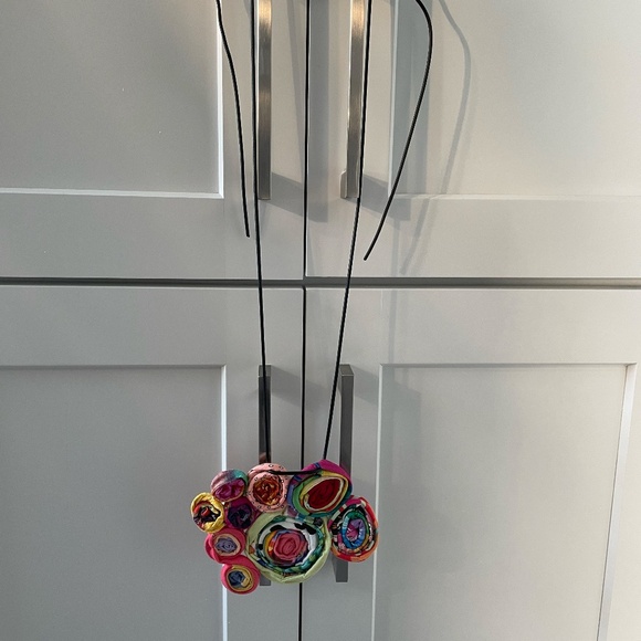 Ficklesticks Millefiori Bib Necklace - Picture 5 of 6